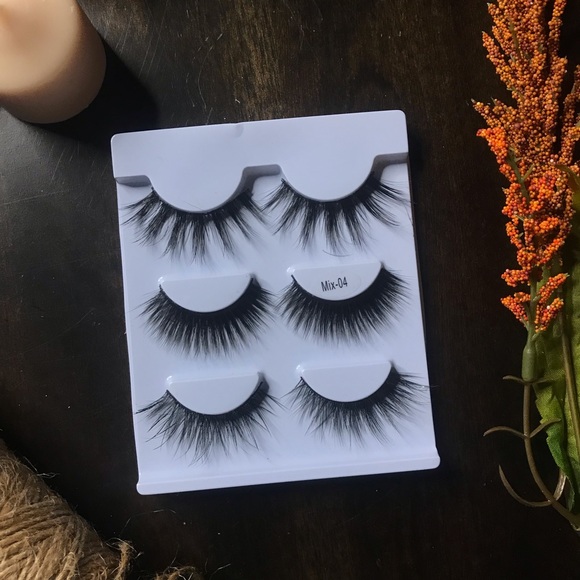 NEW!! π 3 PAIR ASSORTMENT OF FALSE LASHES - Picture 2 of 4